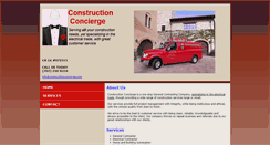 Desktop Screenshot of constructionconcierge.com